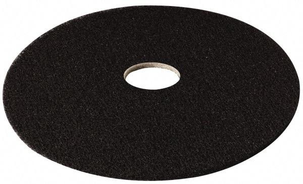 3M - Stripping Pad - 20" Machine, Black Pad, Nylon - USA Tool & Supply