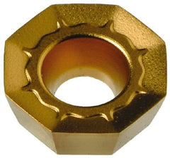 Kennametal - ODG5197 GB Grade KC735M Carbide Milling Insert - TiN Finish, 0.2079" Thick, 0.3mm Corner Radius - USA Tool & Supply