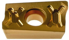 Kennametal - APKT1604 43 Grade SC3025 Carbide Milling Insert - TiN/TiCN/Al2O3 Finish, 0.187" Thick - USA Tool & Supply