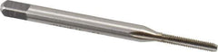 Kennametal - M2x0.40 Metric Coarse 6H 3 Flute Bright Finish High Speed Steel Straight Flute Standard Hand Tap - Bottoming, Right Hand Thread, 1-3/4" OAL, 0.438" Thread Length, D3 Limit, Oversize - USA Tool & Supply