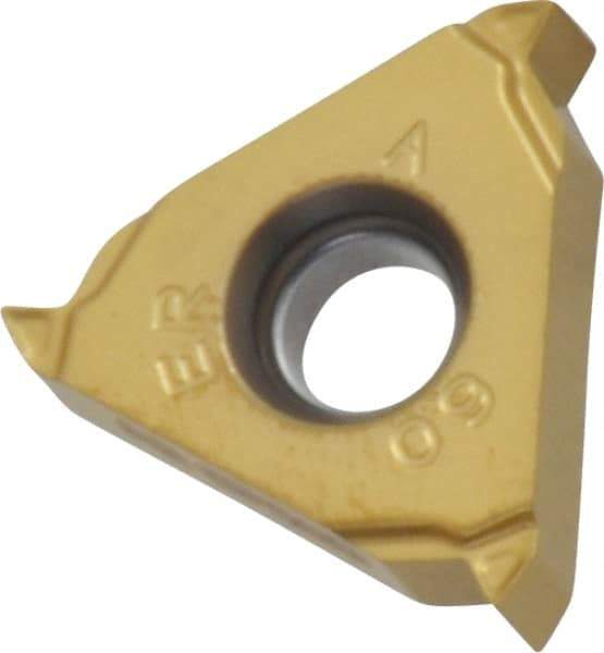 Seco - 16ER External Right Hand 48-16 Partial Profile 60° Laydown Threading Insert - Grade CP500, TiAlN/TiN Coated Carbide - USA Tool & Supply