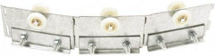 Steiner - 1' Long Galvanized Steel Dock Strip Door Strip Door Trolley - Use with Track & Roller Track - USA Tool & Supply