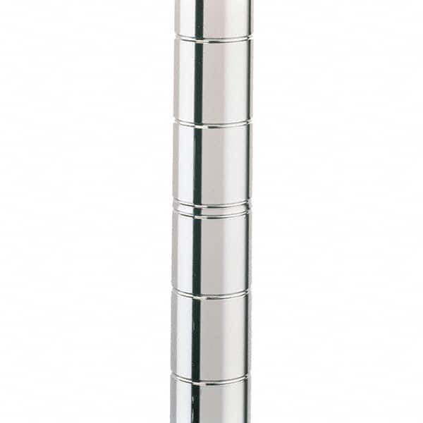 Metro - 1" Wide x 96" High x 1" Long Open Shelving Stationary Shelving Post - USA Tool & Supply