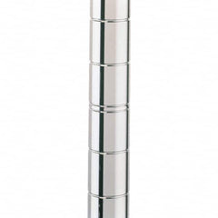 Metro - 1" Wide x 96" High x 1" Long Open Shelving Stationary Shelving Post - USA Tool & Supply