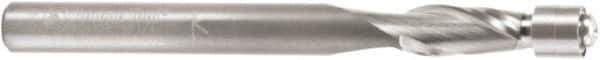 Amana Tool - 1/4" Cut Diam, 1/2" Length of Cut, 2 Flute Flush Trim Edge Profile Router Bit - Solid Carbide, 1/4" Shank Diam, 1-1/2" Shank Length, 2-3/4" OAL, Uncoated - USA Tool & Supply