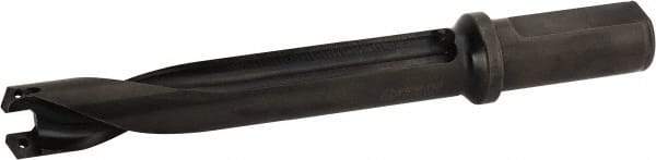 Allied Machine and Engineering - 24 to 25.78mm Diam, 5xD, 5-1/8" Max Depth, 1" Shank Diam, 8-13/16" OAL, Replaceable Tip Drill - Series 24 - USA Tool & Supply