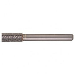 SA-42 Double Cut Solid Carbide Bur-Cylindrical without End Cut - USA Tool & Supply