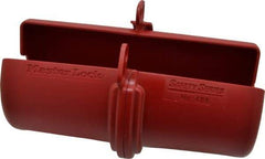 Master Lock - 3/4 Wide, Zenex Thermoplastic Plug-Encasing Plug Lockout - 220/550 Volt, 3" to 6" Plug Size, 3/4 Max Cord Diam, Includes Labels, English/French/Spanish - USA Tool & Supply