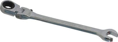 Blackhawk by Proto - 5/16" 12 Point Flexhead Combination Wrench - 15° Head Angle, 5" OAL, Steel, Chrome Finish - USA Tool & Supply