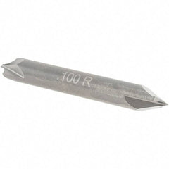 Value Collection - Corner Rounding End Mills - .100 R CARB CREM, DE, 2 FL - USA Tool & Supply