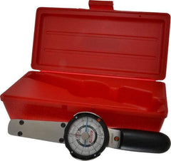 Proto - 3/8" Drive Dial Torque Wrench - 50 Ft/Lb Torque, 10-1/4" OAL, Fixed Head - USA Tool & Supply