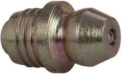 Value Collection - Straight Head Angle, 1/4 Thread Steel Drive-In Grease Fitting - USA Tool & Supply