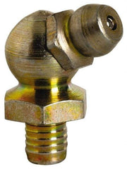 Value Collection - 65° Head Angle, 3/16 Thread Steel Drive-In Grease Fitting - USA Tool & Supply