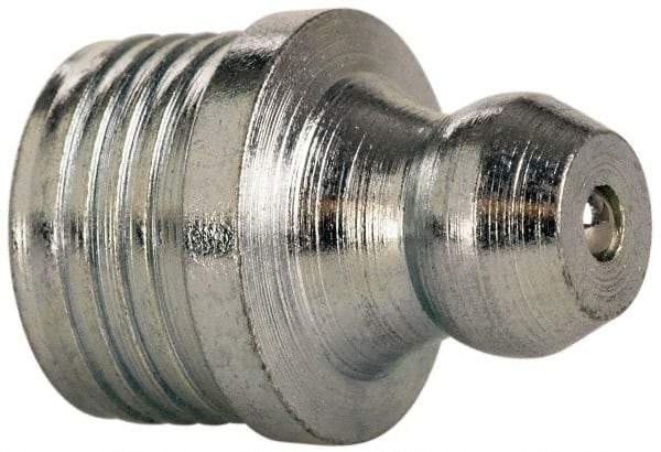 Value Collection - Straight Head Angle, 3/8 Thread Steel Drive-In Grease Fitting - USA Tool & Supply