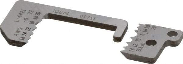 Ideal - 22 to 10 AWG Wire Gage Replacement Blade - USA Tool & Supply