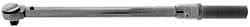 Apex - 3/8" Drive, 30 to 150 In/Lb, Click Type Torque Wrench - 1 Ft/Lb Graduation, 9-1/2" OAL - USA Tool & Supply