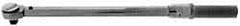 Apex - 3/8" Drive, 30 to 150 In/Lb, Click Type Torque Wrench - 1 Ft/Lb Graduation, 9-1/2" OAL - USA Tool & Supply