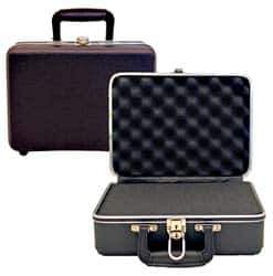 Platt - 16" Wide x 5" High, Clamshell Hard Case - Black, Plastic - USA Tool & Supply