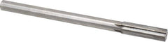 Made in USA - 0.634" Carbide-Tipped 6 Flute Chucking Reamer - Straight Flute, 9/16" Straight Shank, 2-1/4" Flute Length, 9" OAL - USA Tool & Supply