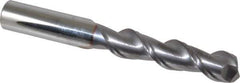 Niagara Cutter - 1/2", 2" LOC, 1/2" Shank Diam, 4" OAL, 2 Flute, Solid Carbide Square End Mill - Single End, TiCN Finish, Spiral Flute, 45° Helix, Centercutting, Right Hand Cut, Right Hand Flute, Series A245 - USA Tool & Supply