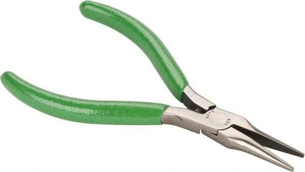 Xcelite - 1-3/16" Jaw Length x 7/16" Jaw Width, Long Needle Nose Comfort Grip Pliers - Serrated Jaw, Bi-Material Cushion Handle - USA Tool & Supply