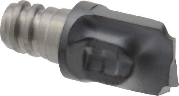 Iscar - MM HR Grade IC908 Carbide Concave Radius Milling Tip Insert - TiAlN Finish, 2 Flutes, 0.228" Cutting Diam, 0.295" Depth of Cut, 0.417" Extension, 0.039" Cnr Rad - USA Tool & Supply