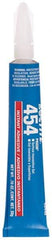 Loctite - 0.70 oz Tube Clear Instant Adhesive - Series 454, 15 sec Fixture Time, 24 hr Full Cure Time, Bonds to Plastic & Rubber - USA Tool & Supply