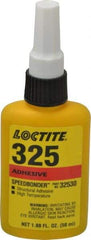 Loctite - 50 mL Bottle Two Part Acrylic Adhesive - 5 min Working Time, 2,200 psi Shear Strength, Series 325 - USA Tool & Supply