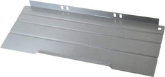 Vidmar - Tool Box Steel Drawer Divider - 12-1/4" Wide x 12-5/8" Deep x 5-1/4" High, Gray, For Vidmar Cabinets - USA Tool & Supply
