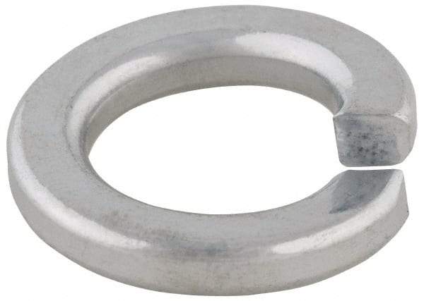Made in USA - 5/16", 0.093" Thick Split Lock Washer - Alloy Steel, Uncoated, 0.318" Min ID, 0.338" Max ID, 0.46" Max OD - USA Tool & Supply
