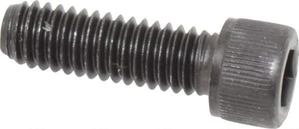 Value Collection - 5/16-18 UNC Hex Socket Drive, Socket Cap Screw - Alloy Steel, Black Oxide Finish, Fully Threaded, 1" Length Under Head - USA Tool & Supply