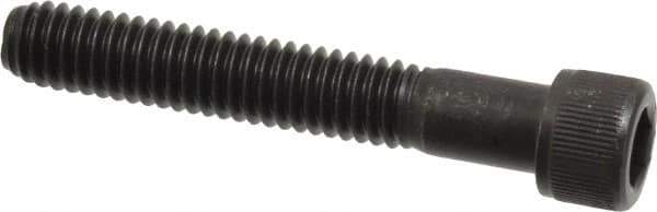 Value Collection - 5/16-18 UNC Hex Socket Drive, Socket Cap Screw - Alloy Steel, Black Oxide Finish, Partially Threaded, 2" Length Under Head - USA Tool & Supply