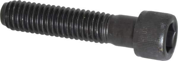 Value Collection - 3/8-16 UNC Hex Socket Drive, Socket Cap Screw - Alloy Steel, Black Oxide Finish, Partially Threaded, 1-3/4" Length Under Head - USA Tool & Supply