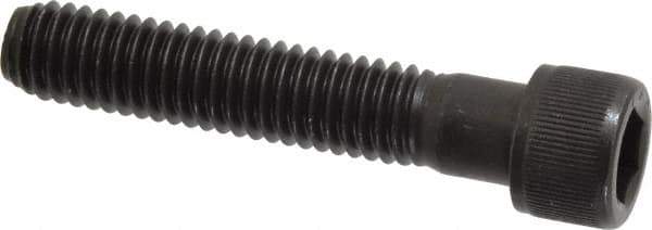 Value Collection - 3/8-16 UNC Hex Socket Drive, Socket Cap Screw - Alloy Steel, Black Oxide Finish, Partially Threaded, 2" Length Under Head - USA Tool & Supply