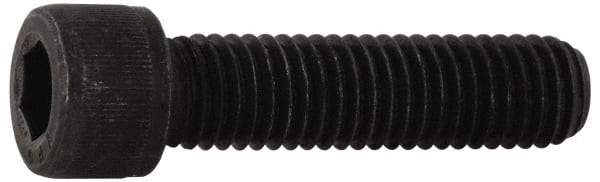 Value Collection - 7/16-14 UNC Hex Socket Drive, Socket Cap Screw - Alloy Steel, Black Oxide Finish, Partially Threaded, 1-3/4" Length Under Head - USA Tool & Supply
