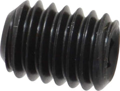 Value Collection - 3/8-16 UNC, 1/2" OAL, Cup Point Set Screw - Grade 8 Alloy Steel, 3/16" Key - USA Tool & Supply