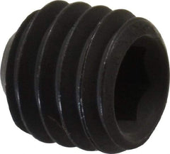 Value Collection - #10-32 UNF, 3/16" OAL, Cup Point Set Screw - Grade 8 Steel, 3/32" Key - USA Tool & Supply