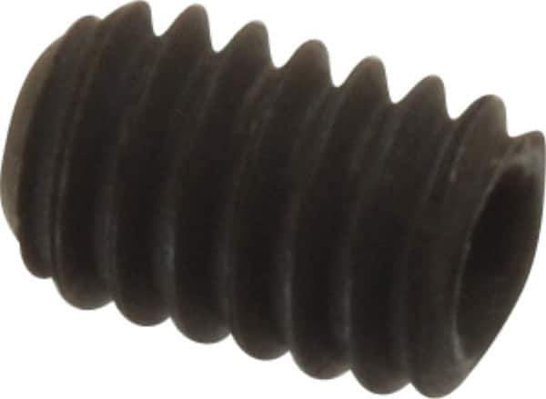 Value Collection - #8-32 UNC, 1/4" OAL, Cup Point Set Screw - Grade 8 Steel, 5/64" Key - USA Tool & Supply