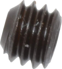 Value Collection - 5/16-18 UNC, 1/4" OAL, Cup Point Set Screw - Grade 8 Alloy Steel, 5/32" Key - USA Tool & Supply