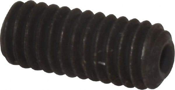 Value Collection - 5/16-18 UNC, 3/4" OAL, Cup Point Set Screw - Grade 8 Alloy Steel, 5/32" Key - USA Tool & Supply