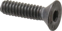 Value Collection - #10-24 UNC Hex Socket Drive, Flat Screw - Alloy Steel, Black Oxide Finish, 3/4" OAL - USA Tool & Supply