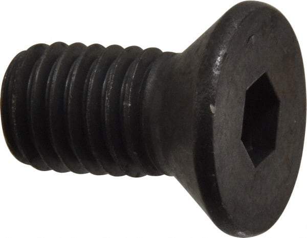 Value Collection - 1/2-13 UNC Hex Socket Drive, Flat Screw - Alloy Steel, Black Oxide Finish, Fully Threaded, 1" OAL - USA Tool & Supply
