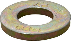 Value Collection - 1/2" Screw, Grade 8 Alloy Steel SAE Flat Washer - 17/32" ID x 1-1/16" OD, 3/32" Thick - USA Tool & Supply