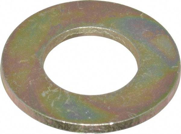 Made in USA - 5/8" Screw, Grade 8 Alloy Steel SAE Flat Washer - 21/32" ID x 1-5/16" OD, 3/32" Thick - USA Tool & Supply