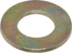 Made in USA - 5/8" Screw, Grade 8 Alloy Steel SAE Flat Washer - 21/32" ID x 1-5/16" OD, 3/32" Thick - USA Tool & Supply