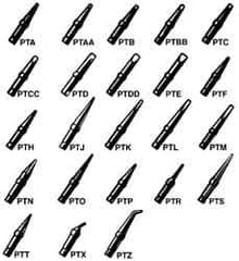 Weller - 3/32 Inch Point Single Flat Soldering Iron Tip - Series PT, For Use with Soldering Station - Exact Industrial Supply