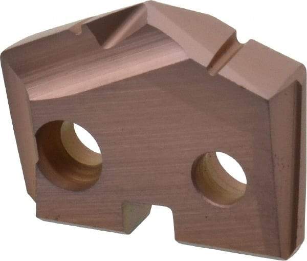 Allied Machine and Engineering - 45/64" Diam x 5/32" Thick, Seat Code 1, 132° Included Angle Spade Drill Insert - AM200 Coated, Cobalt, Grade Super Cobalt, Series GEN2 T-A - USA Tool & Supply