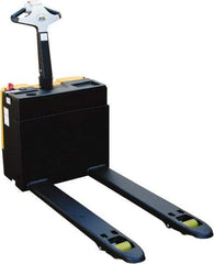 Vestil - 3,300 Lb Capacity, 7-51/64" Lift Electric Pallet Truck - 3.1" Min Lift Height, 47" Fork Length x 25" Fork Width, 28-1/4" Overall Width - USA Tool & Supply