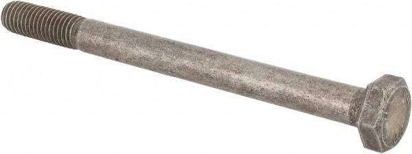 Value Collection - M10x1.50mm Metric Coarse, 120mm Length Under Head Hex Head Cap Screw - Partially Threaded, Grade 8.8 Steel, Uncoated, 17mm Hex - USA Tool & Supply