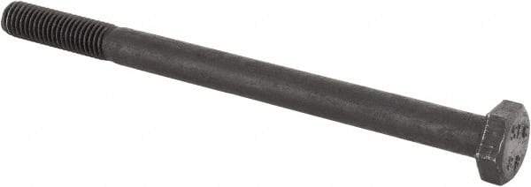 Value Collection - M10x1.50mm Metric Coarse, 140mm Length Under Head Hex Head Cap Screw - Partially Threaded, Grade 8.8 Steel, Uncoated, 17mm Hex - USA Tool & Supply